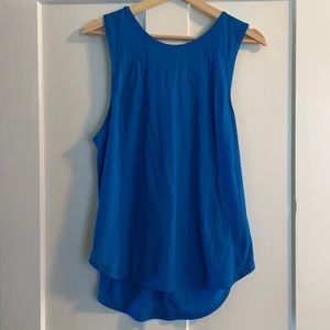 lululemon athletica Blue Sleeveless Tank Top